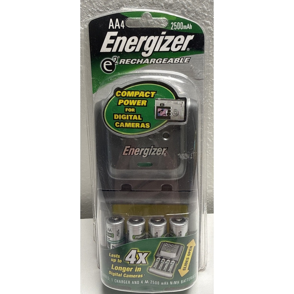 Energizer Rechargable Battery Charger AA AAA CHDCWB-4 New Sealed 2005